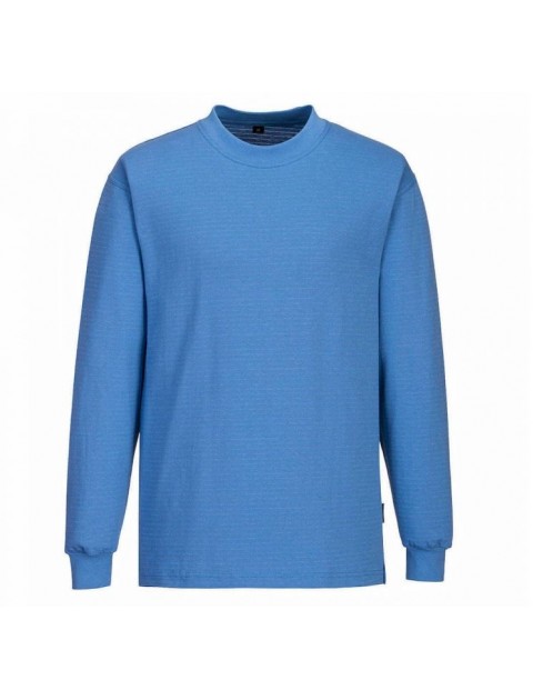 Portwest AS22 Anti-Static Long Sleeve T-Shirt     Clothing  